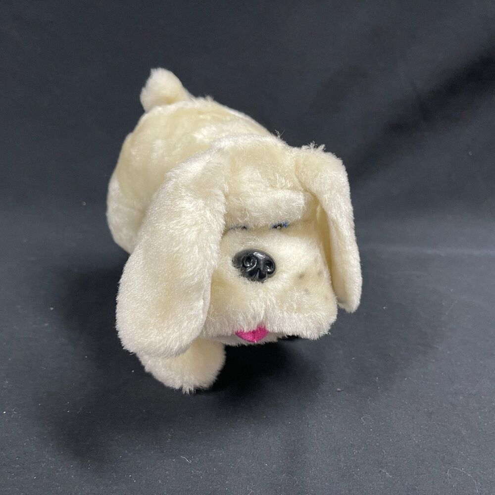 Cal Plush Dog Beige Plush Stuffed Toy